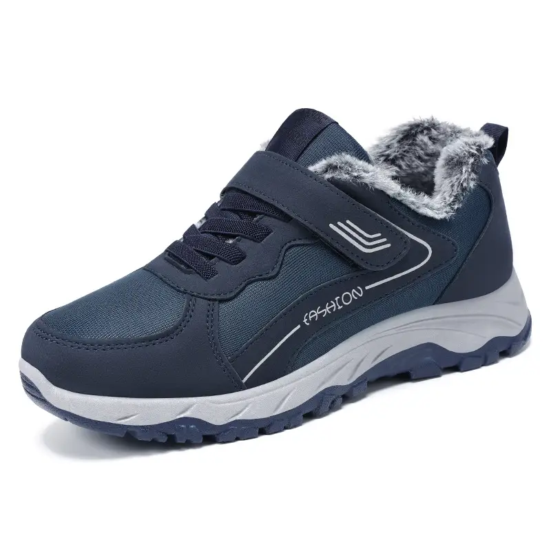 Winter Thermal Cotton Boots Outdoor Home Fleece-lined Thickened Walking Shoes