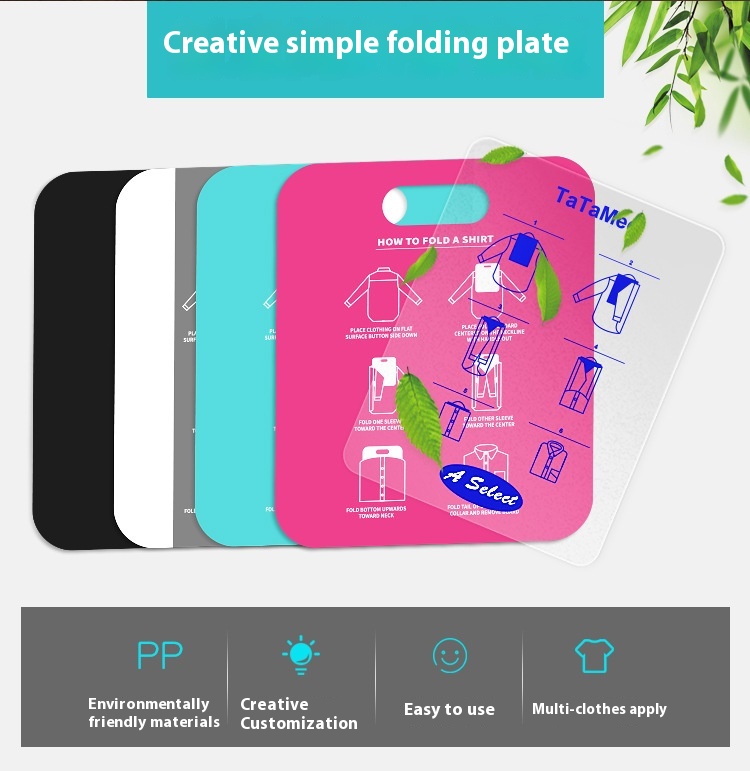 Title 5, Lazy PP Packing Plate Fast And Simple Folding C...