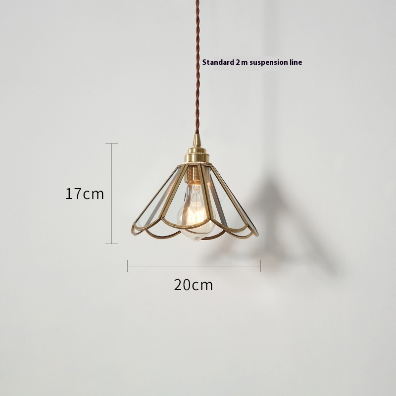 Title 8, Japanese-style Retro Brass Chandelier Nordic Pe...