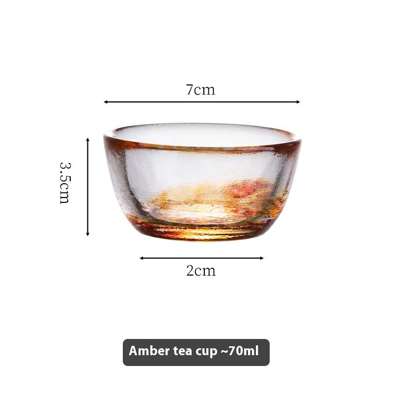 Amber Tea Cup