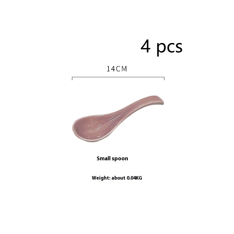 Small Spoon Taro Purple 4 PCs