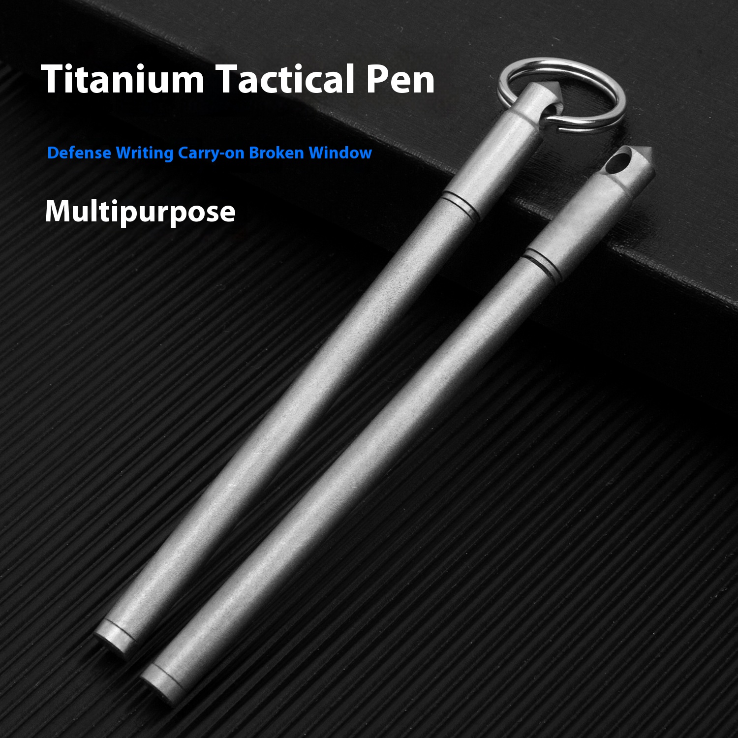 Title 3, Mini Titanium Alloy EDC Portable Keychain Pen