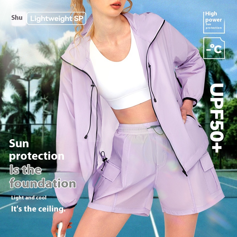 Built In Pocket Fully Wrapped Sun Protection Jacket