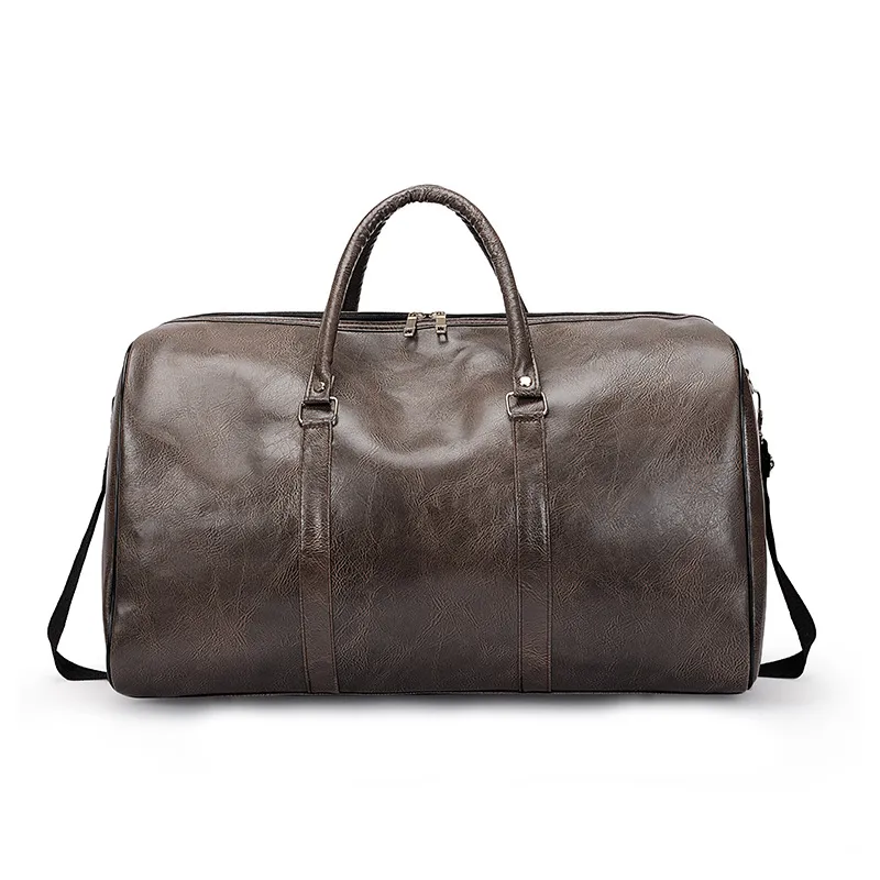 Sport Fitness Travel Bag Glossy Surface - Coffee