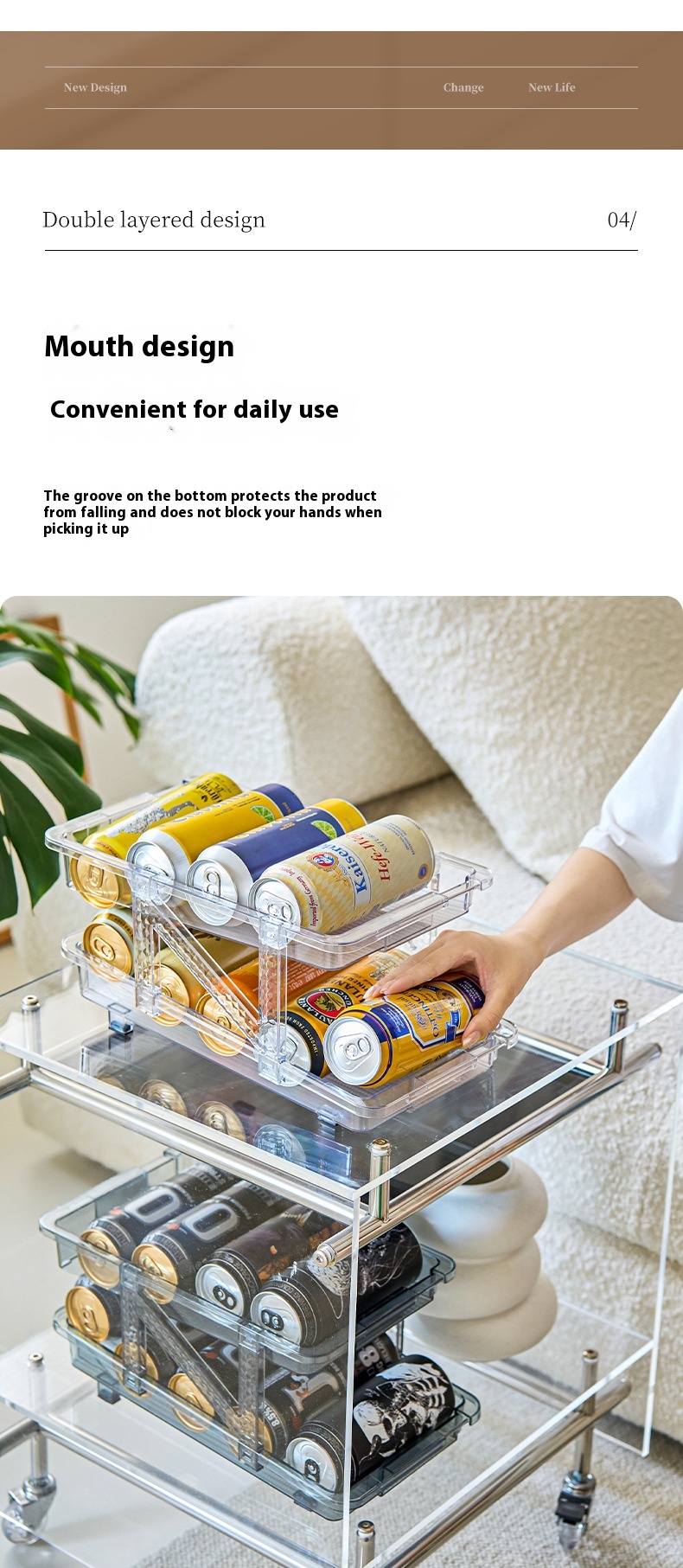 Title 4, Creative Retractable Automatic Filling Beverage...