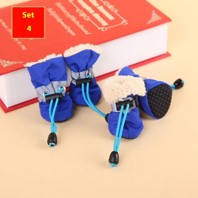Pet Dog Four Seasons Breathable Soft Bottom Dog Shoes Brushed Blue - Shop at LoveMi