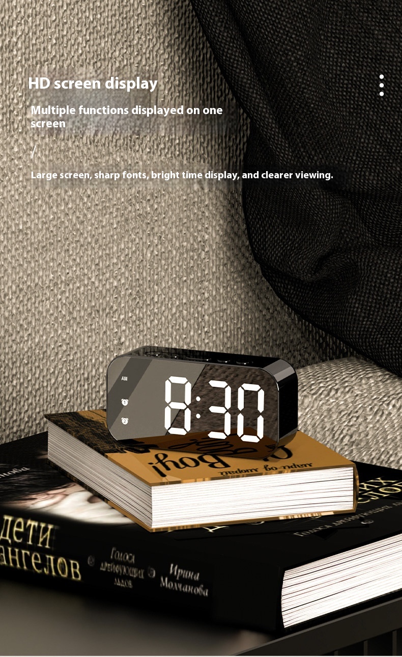 Title 4, Simple LED Electronic Alarm Clock Student Plug-...