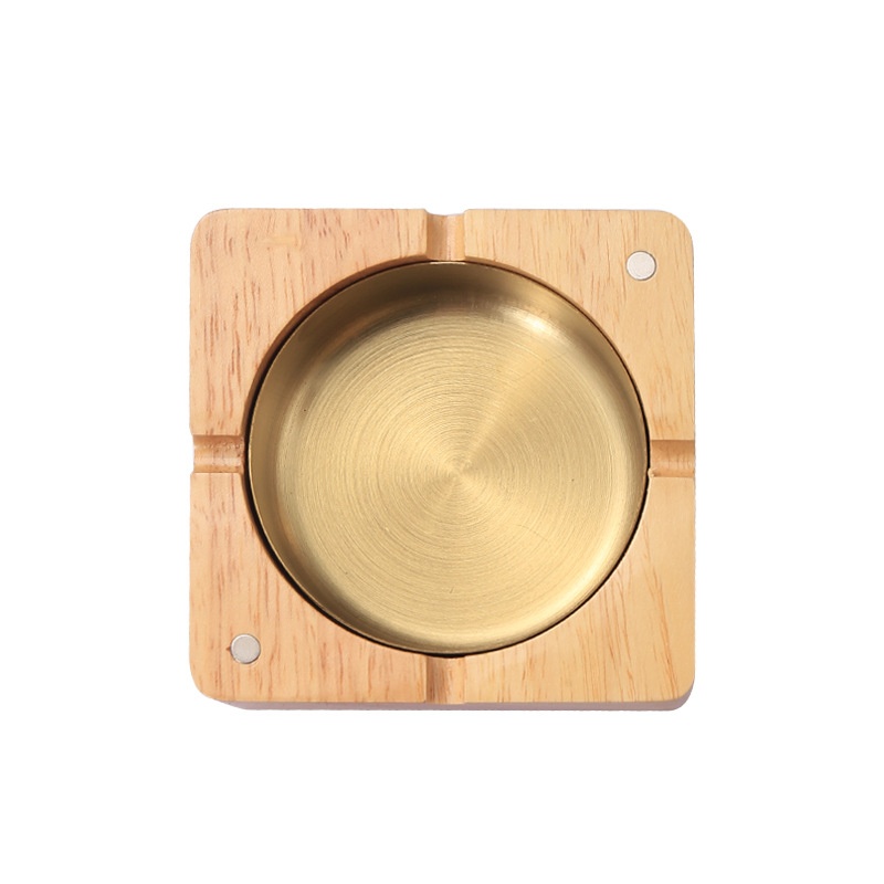 Title 7, Solid Wood Ashtray Creative And Slightly Luxury...