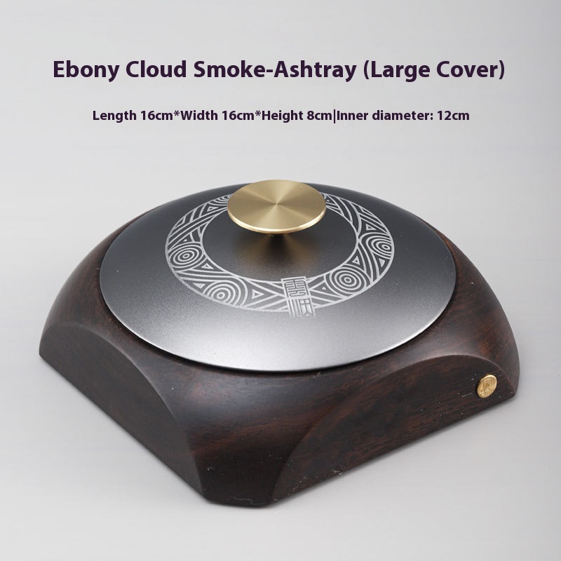 Title 2, Rosewood Solid Wood Ashtray Home Living Room Hi...