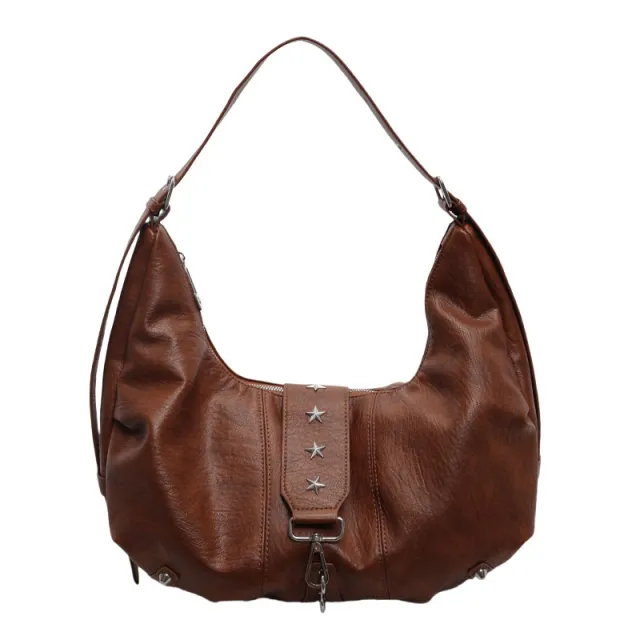 Casual Fashion Retro Shoulder Messenger Bag Brown - Shop at LoveMi