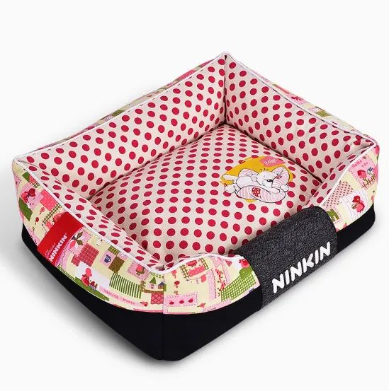 Cotton Kennel Fully Removable And Washable Pink Pastoral - Shop at LoveMi