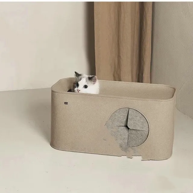 Four Seasons Universal Cat Nest Foldable Khaki - Shop at LoveMi