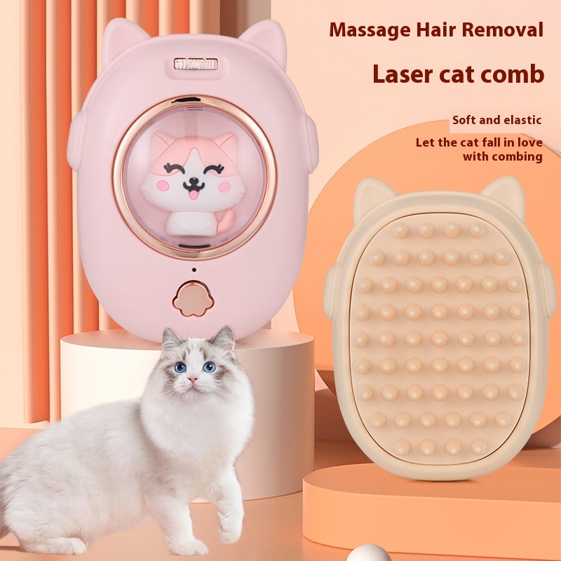 Multifunctional Pet Comb Laser Funny Cat Hair Brush