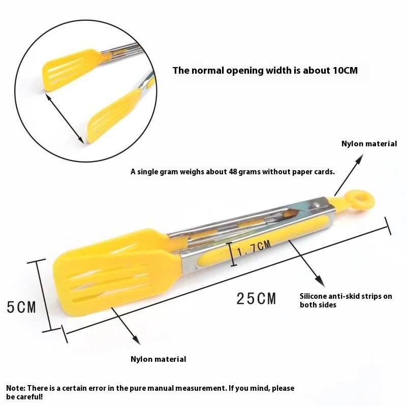 Title 2, 9-inch Nylon Square Head Food Clip