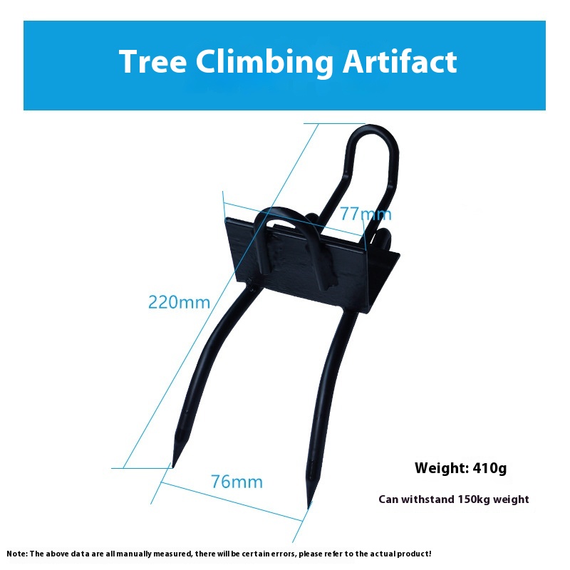 A pair of tree climbing artifa