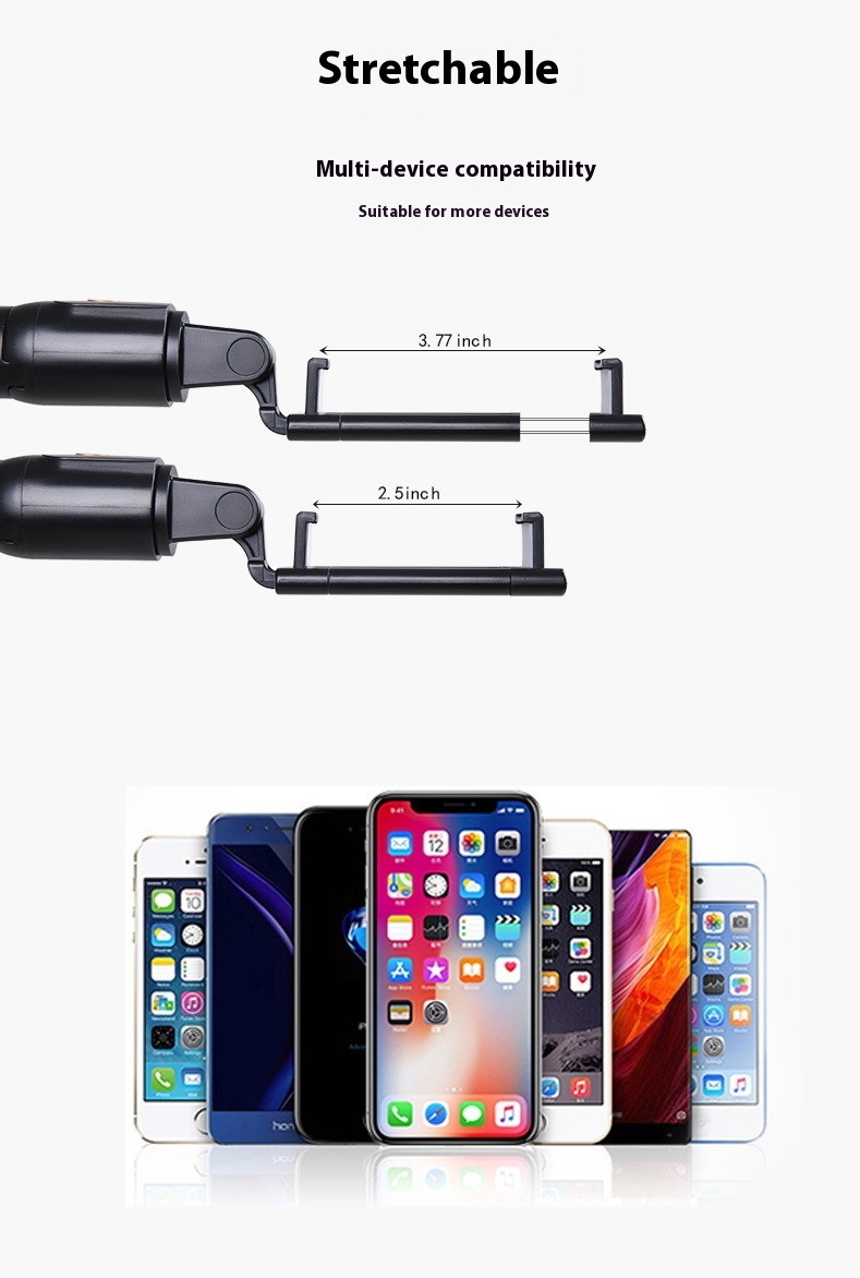 Title 2, Bluetooth Selfie Stick mit Fernbedienung für Ha...