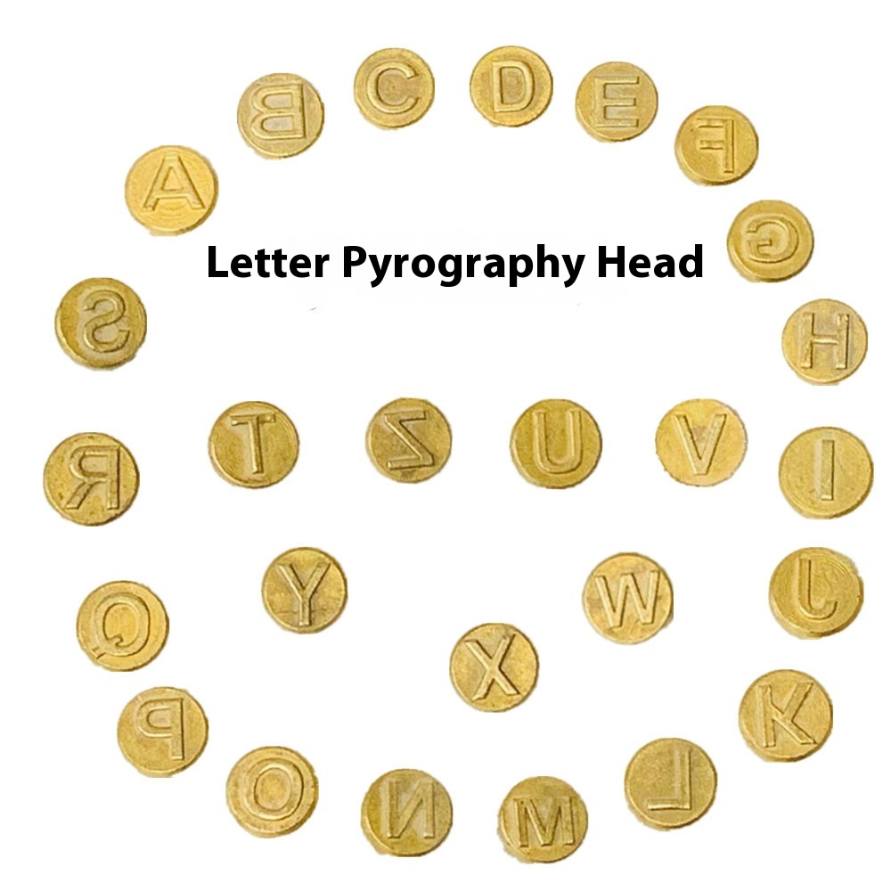 Title 6, 56 Digit Letter Carving Heads