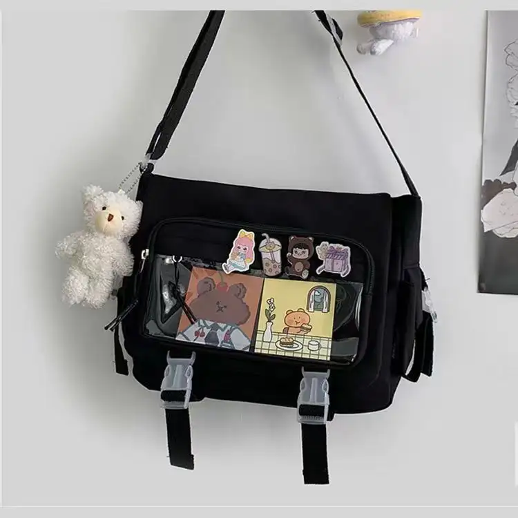 Harajuku Female Student Crossbody Bag Retro One Shoulder Bag Female