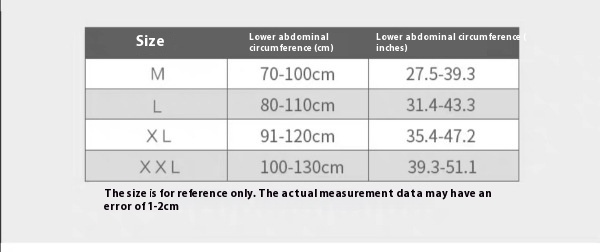 Title 1, Breathable Belly Band Reduce Lumbar Pressure Belt