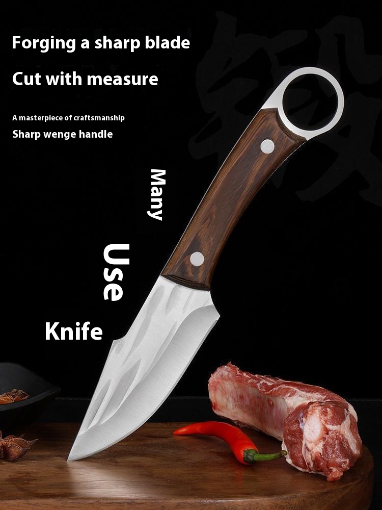 Title 6, Hand-forged Knife Door Frame Handle Meat Knife ...