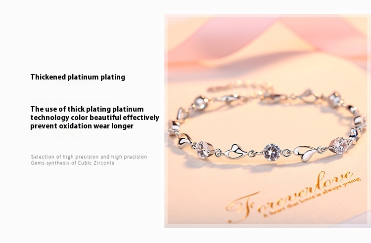 Silver Bracelet For Women - Perfect Romantic Gift