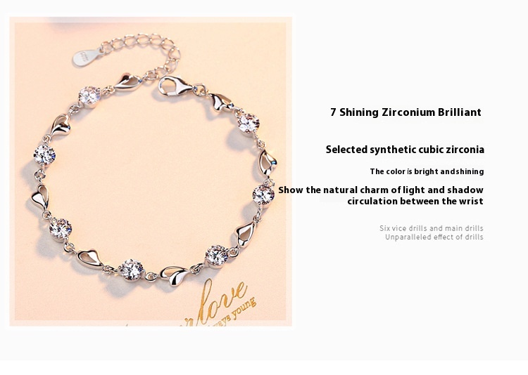 Silver Bracelet For Women - Perfect Romantic Gift