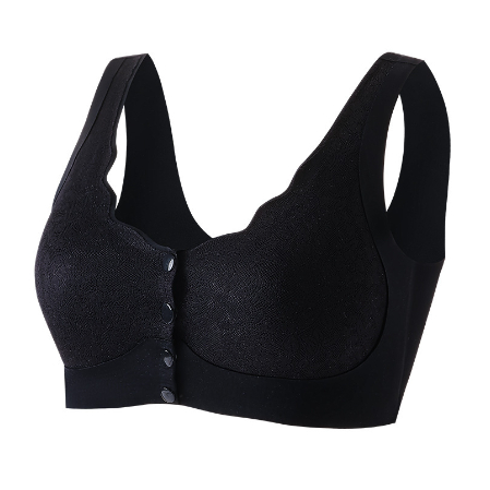 Title 19, Front Button Seamless Wireless Nursing Bra