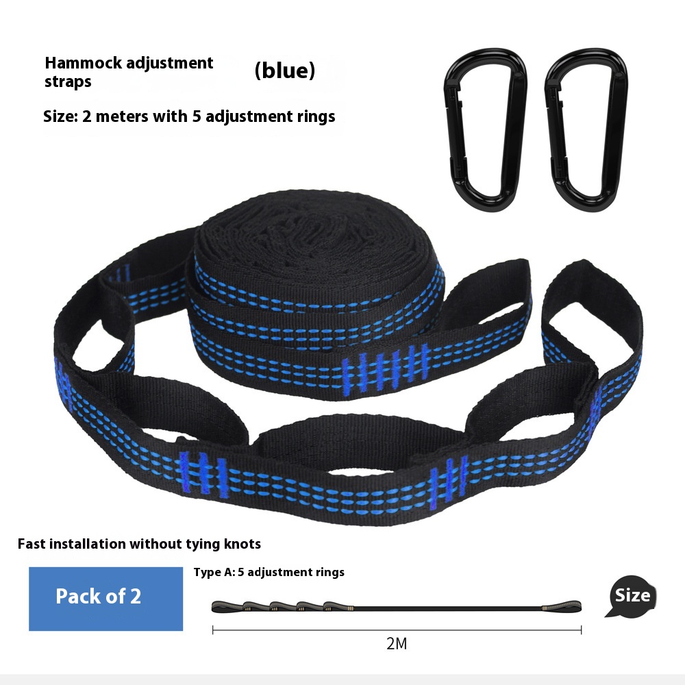 2 M 5 Rings Blue 2 Buckles