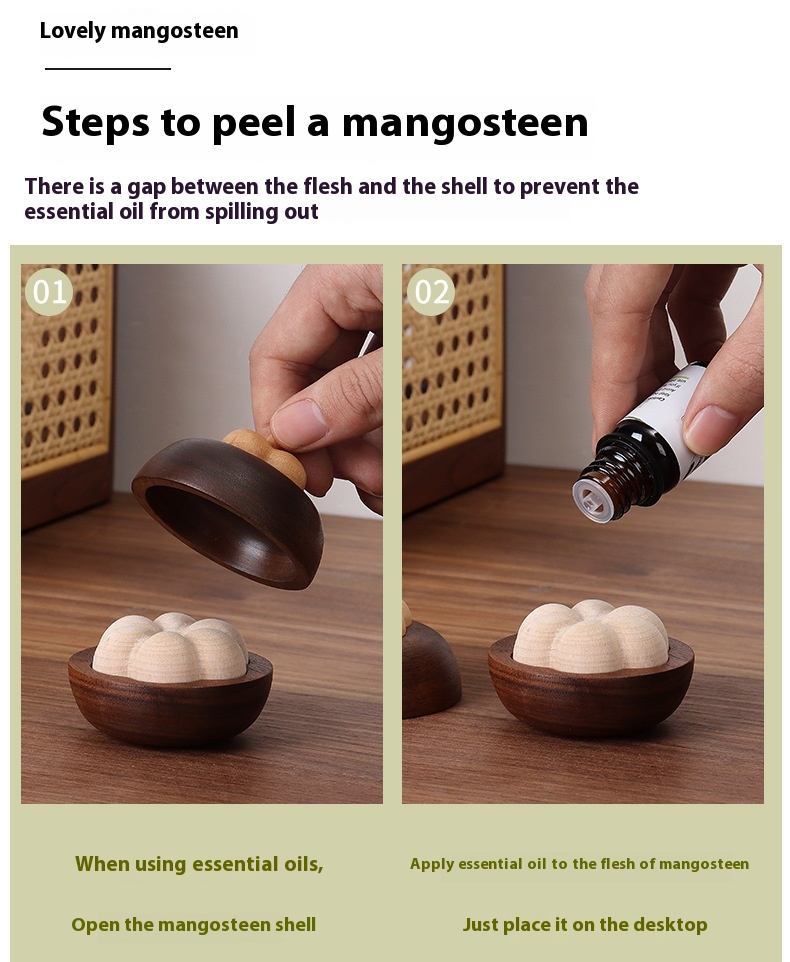 Title 3, Small Mangosteen Aromatherapy Decoration Solid ...