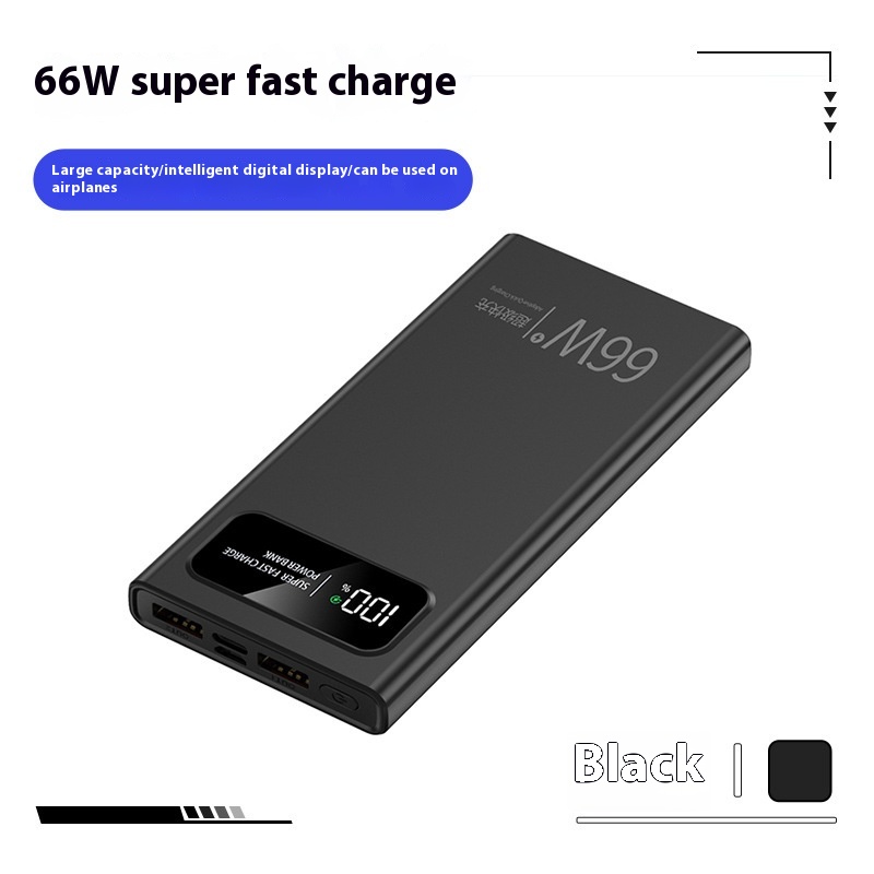 Black 66W Super Fast Charge
