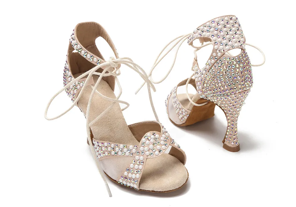 Diamond Latin Dance Shoes - Indoor-36-5Cm