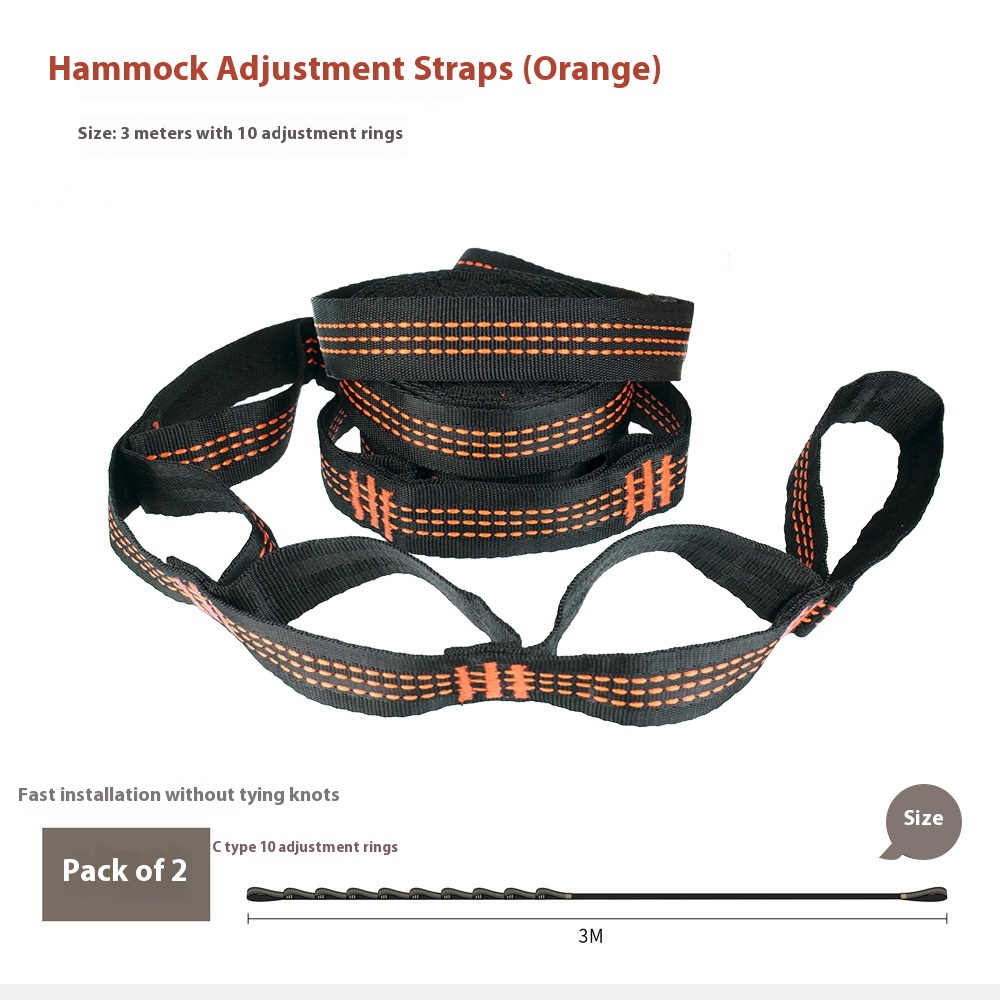 3 M 10 Rings Orange