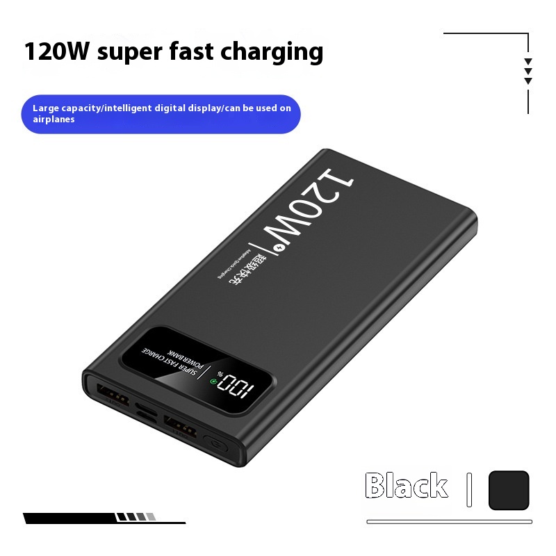 Black 120W Super Fast Charge