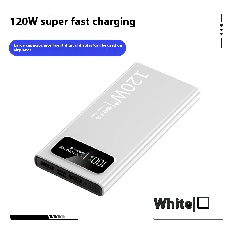 White 120W Super Fast Charge