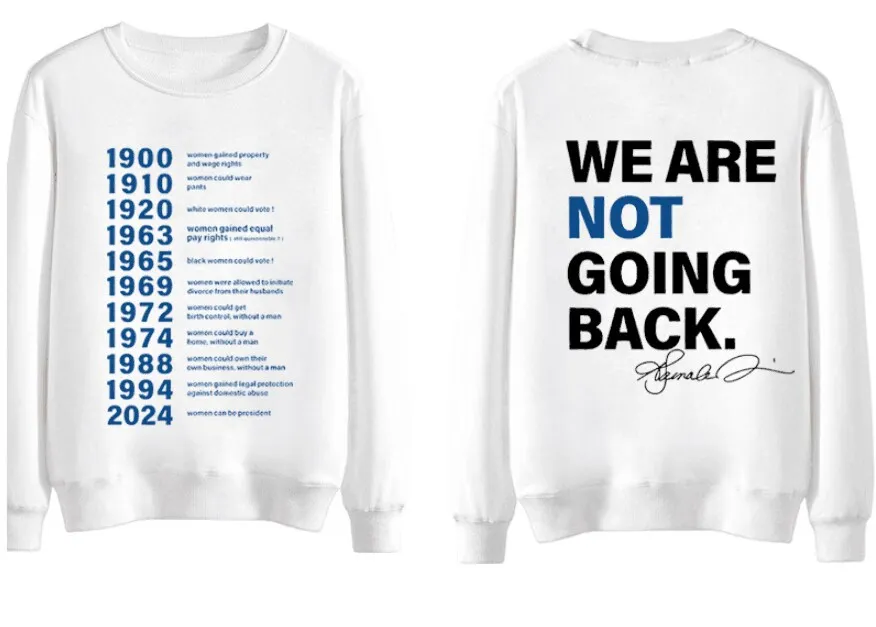 New European And American Letter Printed Hoodie - White