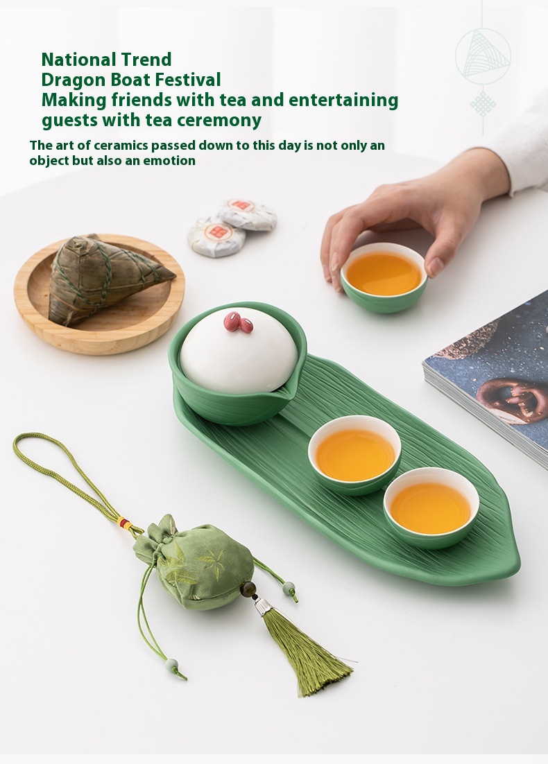 Title 6, Dragon Boat Festival Style Teaware Gifts Suit