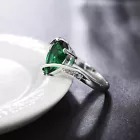 Fashion Elegant Green Crystal Women's Ring