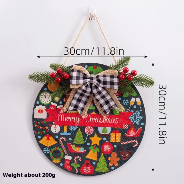 Christmas Decoration Wooden Hang Tag Country Wooden Ornaments Gp09D - Shop at LoveMi