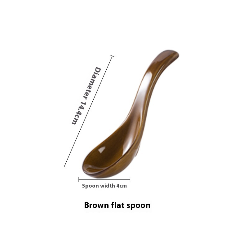 Brown Flat Spoon
