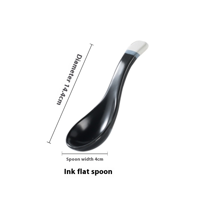 Matte Ink Flat Spoon