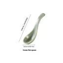 Green Flat Spoon