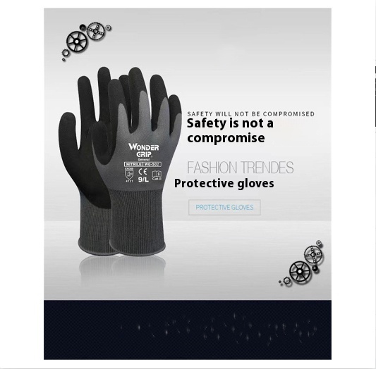 Title 11, Gloves Nitrile Intumescent Coating Universal Br...