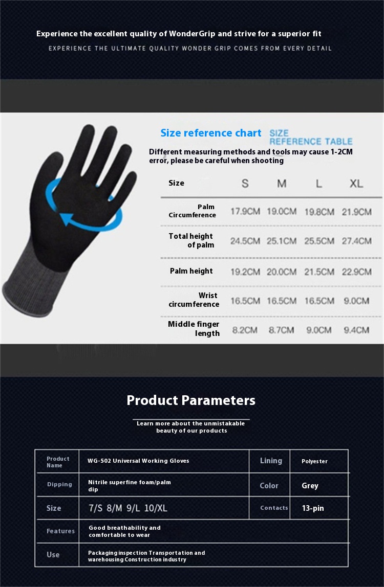 Title 5, Gloves Nitrile Intumescent Coating Universal Br...