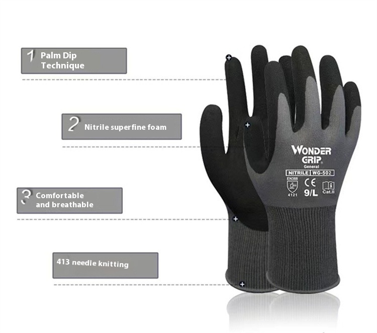 Title 6, Gloves Nitrile Intumescent Coating Universal Br...