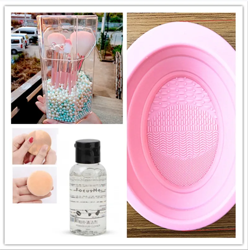 50ml makeup brush cleaning liquid - Set4