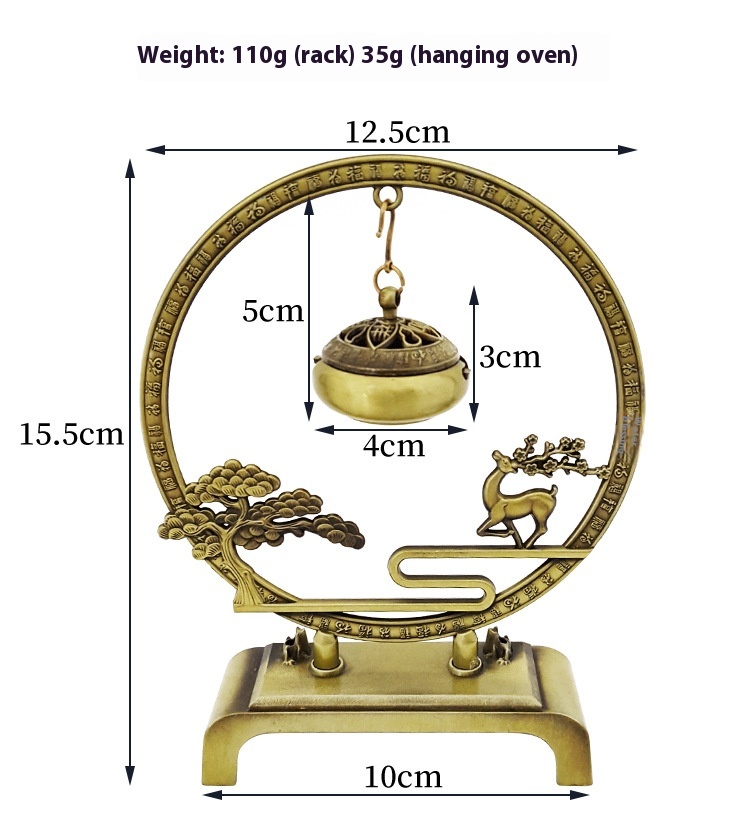 Title 17, Hanging Incense Burner And Joss Stick Ornaments