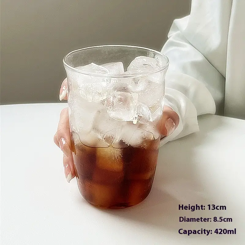 Juice Drink Latte Ice American Coffee Glass