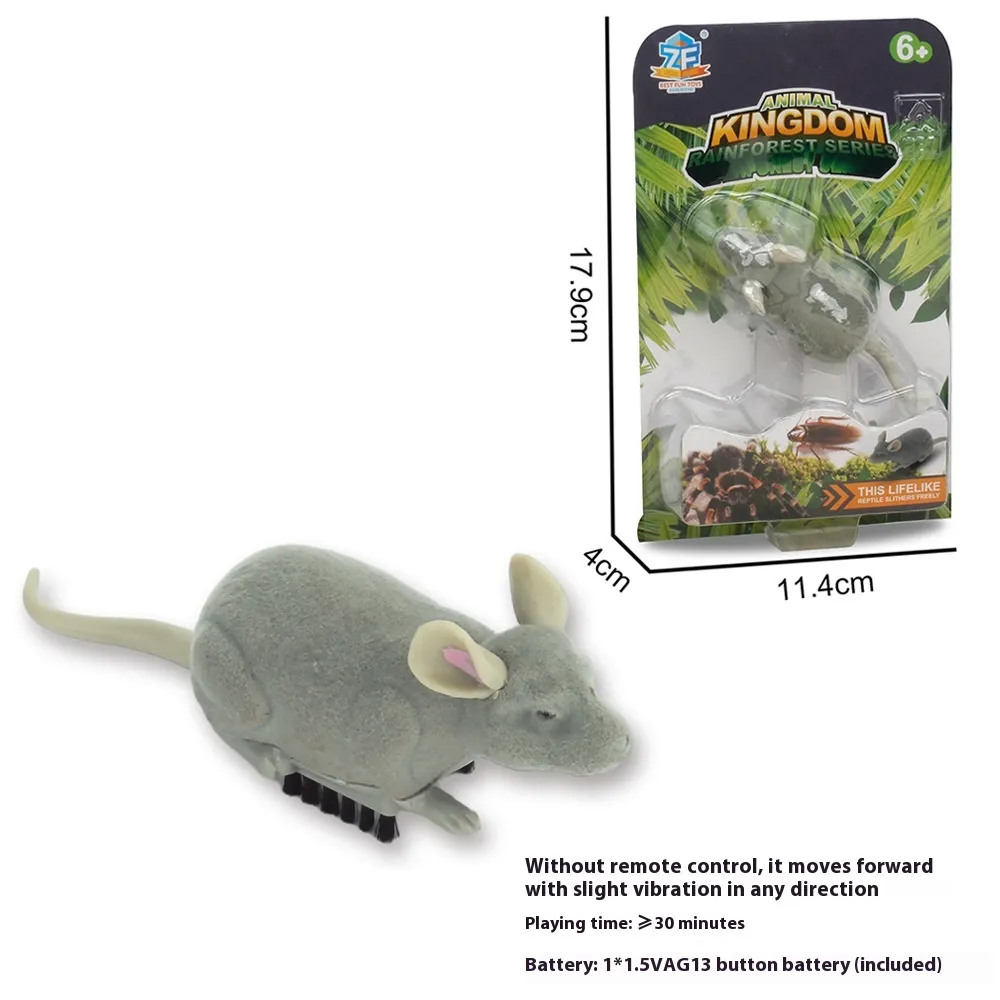 Vibration Brush Walking Trick Simulation Electric Toy Pet Supplies - Vibration Little Mouse