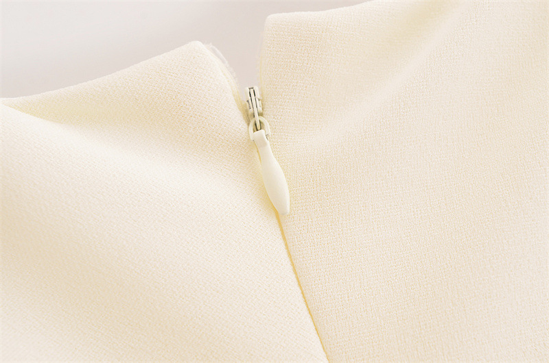 Short Pleated Slim-fit Sleeveless Elegant Dress