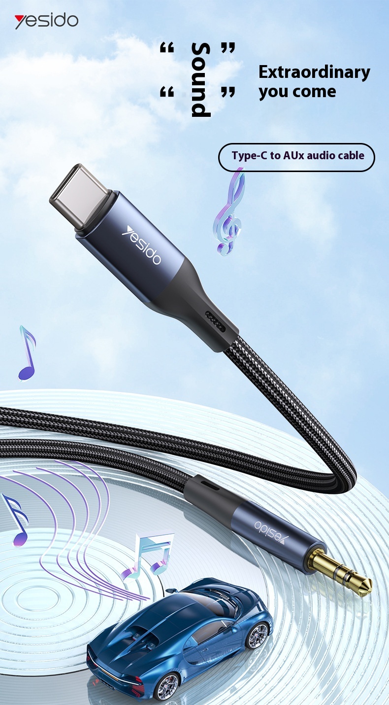 Title 10, Fashion Personality Typec Audio Adapter Cable